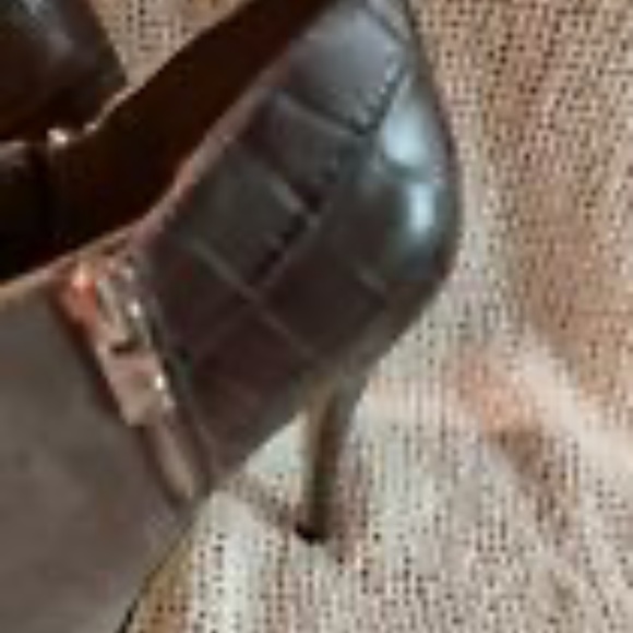 Michael Kors Heels Sammy Zip Booties Size 5-1/2 M, Suede, Leather - Picture 2 of 5